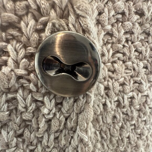 Women's Coldwater Creek One-Button Closure Beige Cardigan Large (14) - Picture 5 of 8